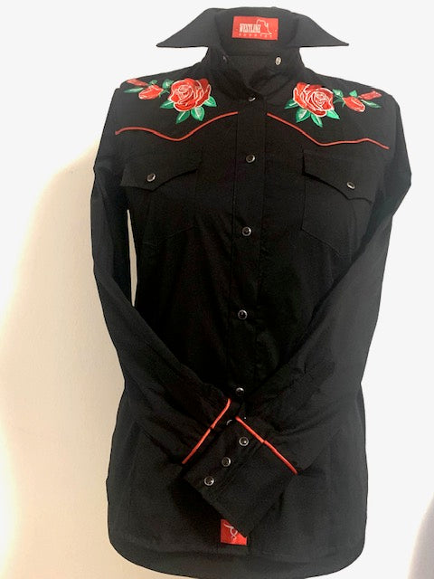 Camicia donna Roses