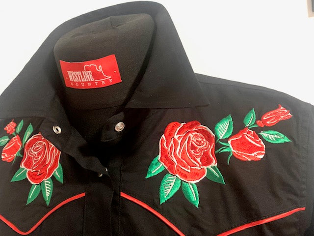 Camicia donna Roses
